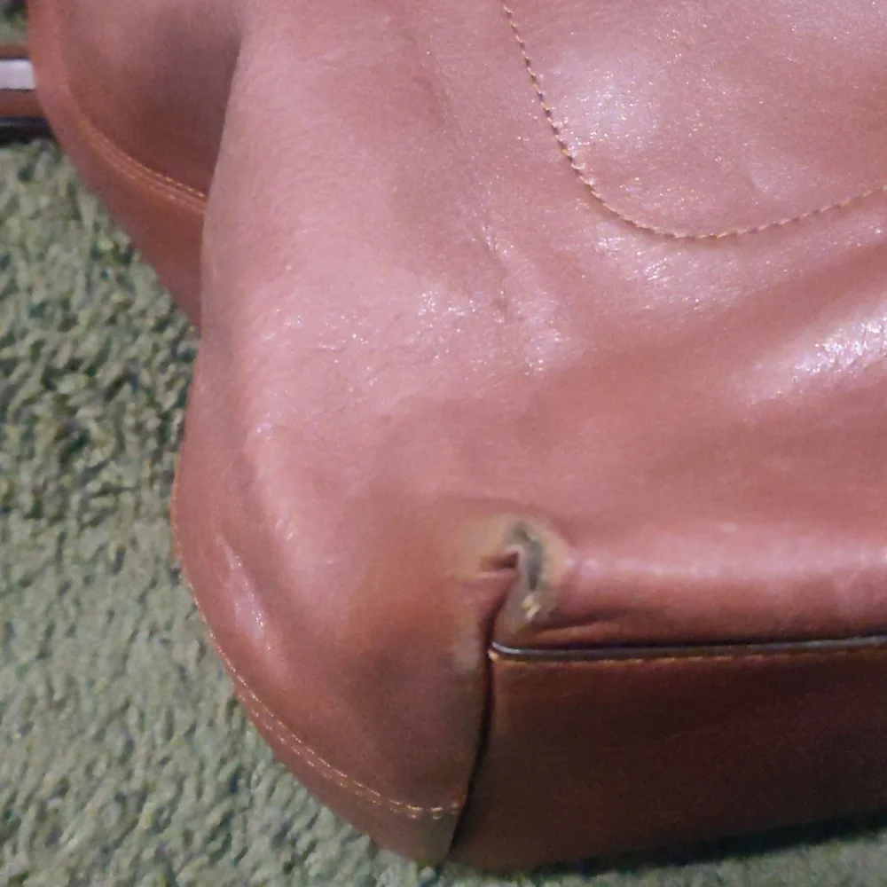 Coach Brown Leather Bucket Bag - Picture 3 of 6